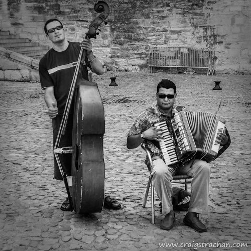 Two Buskers in Avignon, France